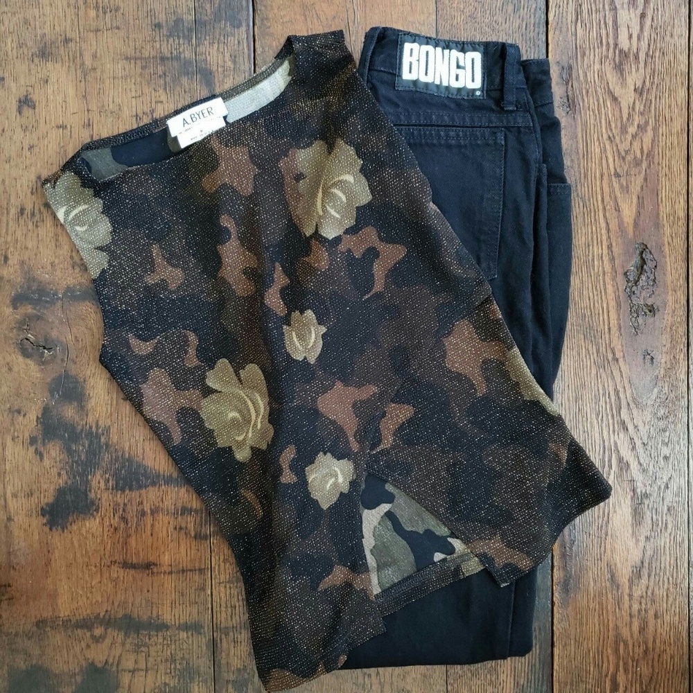 Y2k Camo Flower Tank Top